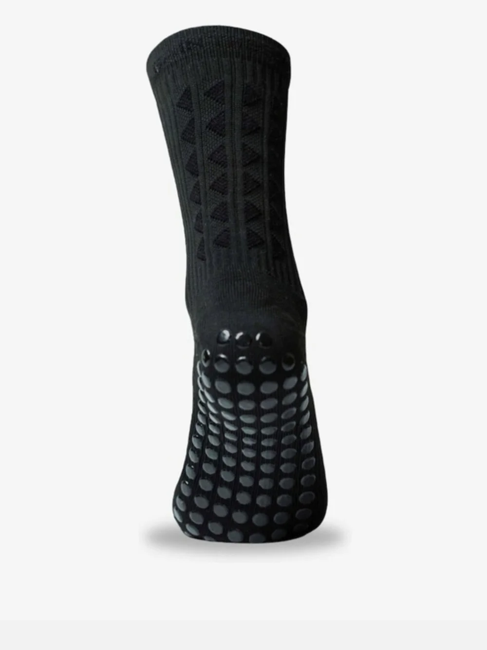 Men's White Non-Slip Athletic Crew Socks
